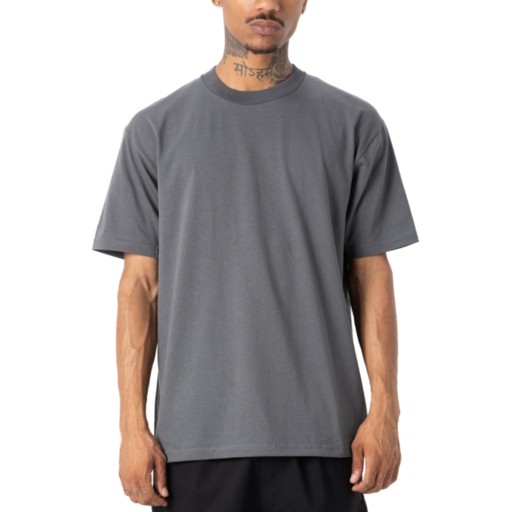 Pro Club Comfort Crew Neck T-Shirt in Charcoal Gray Size XL
